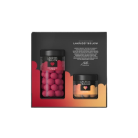 Lakrids by Bülow BLACK BOX  Regular jordbær&fløde /Small Peaches |420g